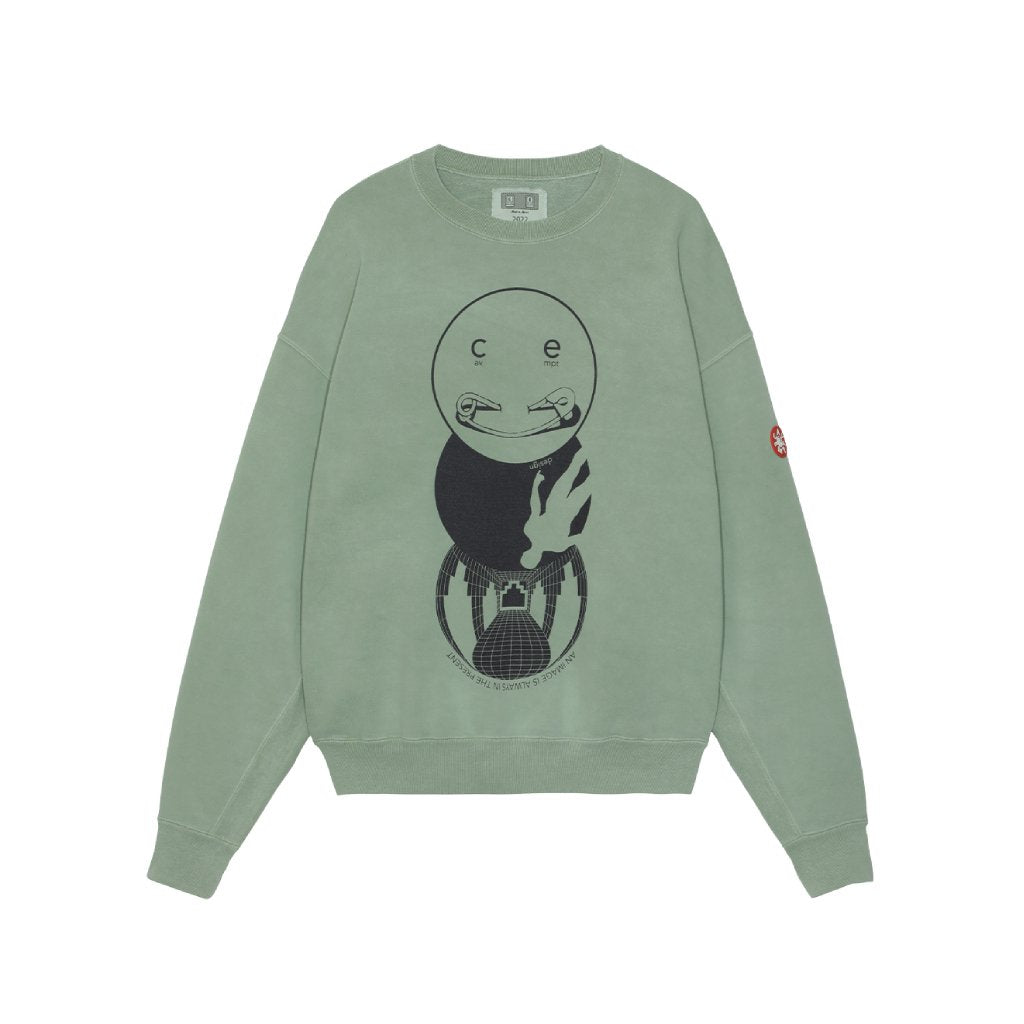 Cav Empt C.E OVERDYE MD In The Present CREW NECK