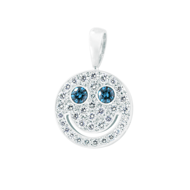 EYEFUNNY Smile S Blue-diamond eyes Pendant