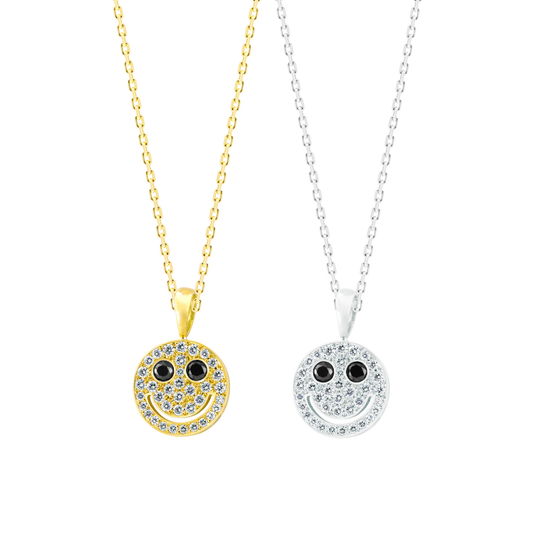 EYEFUNNY Smile S Black-diamond eyes Pendant