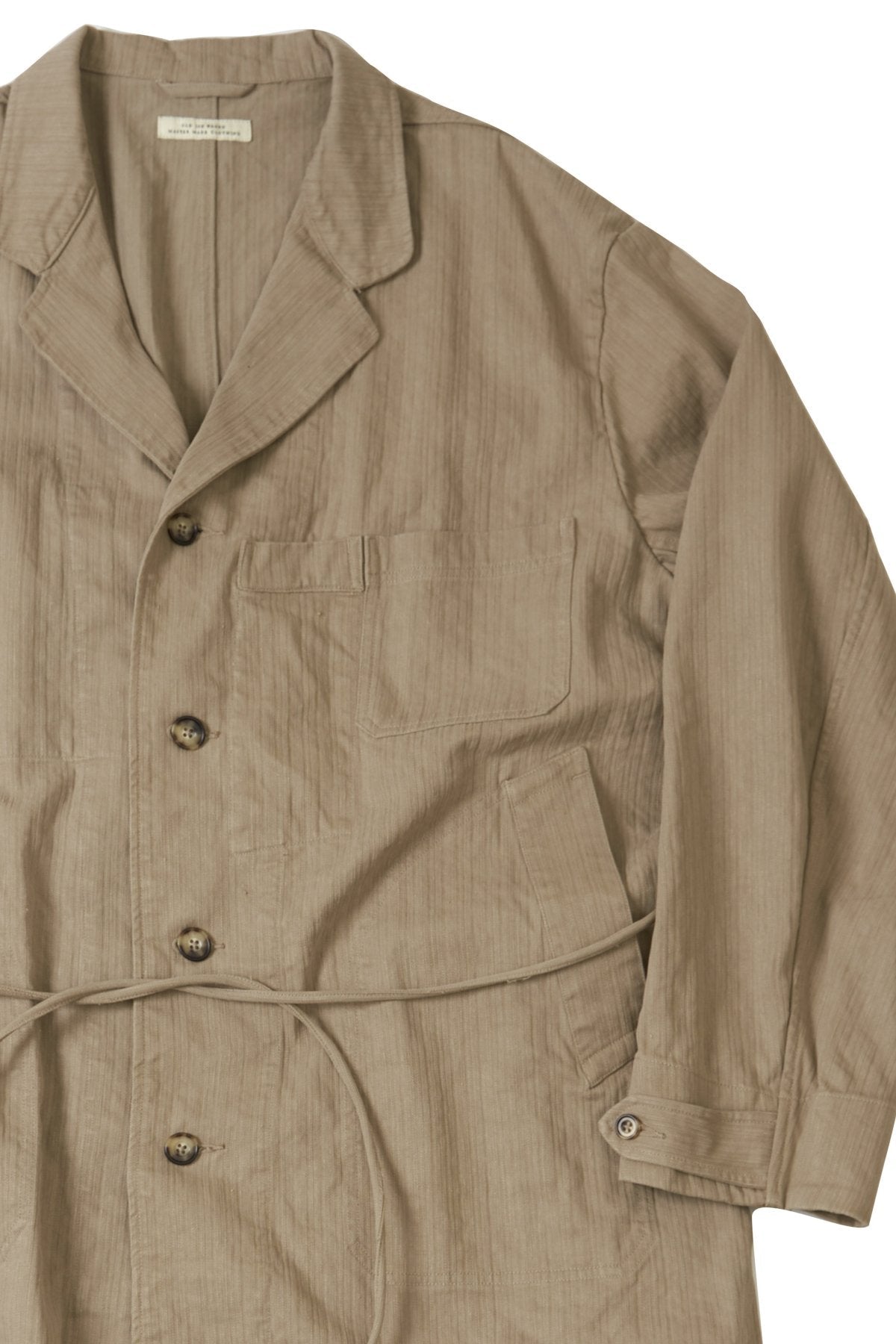 OLD JOE & CO. ROPED WAIST ATELIER COAT - 231OJ-JK10