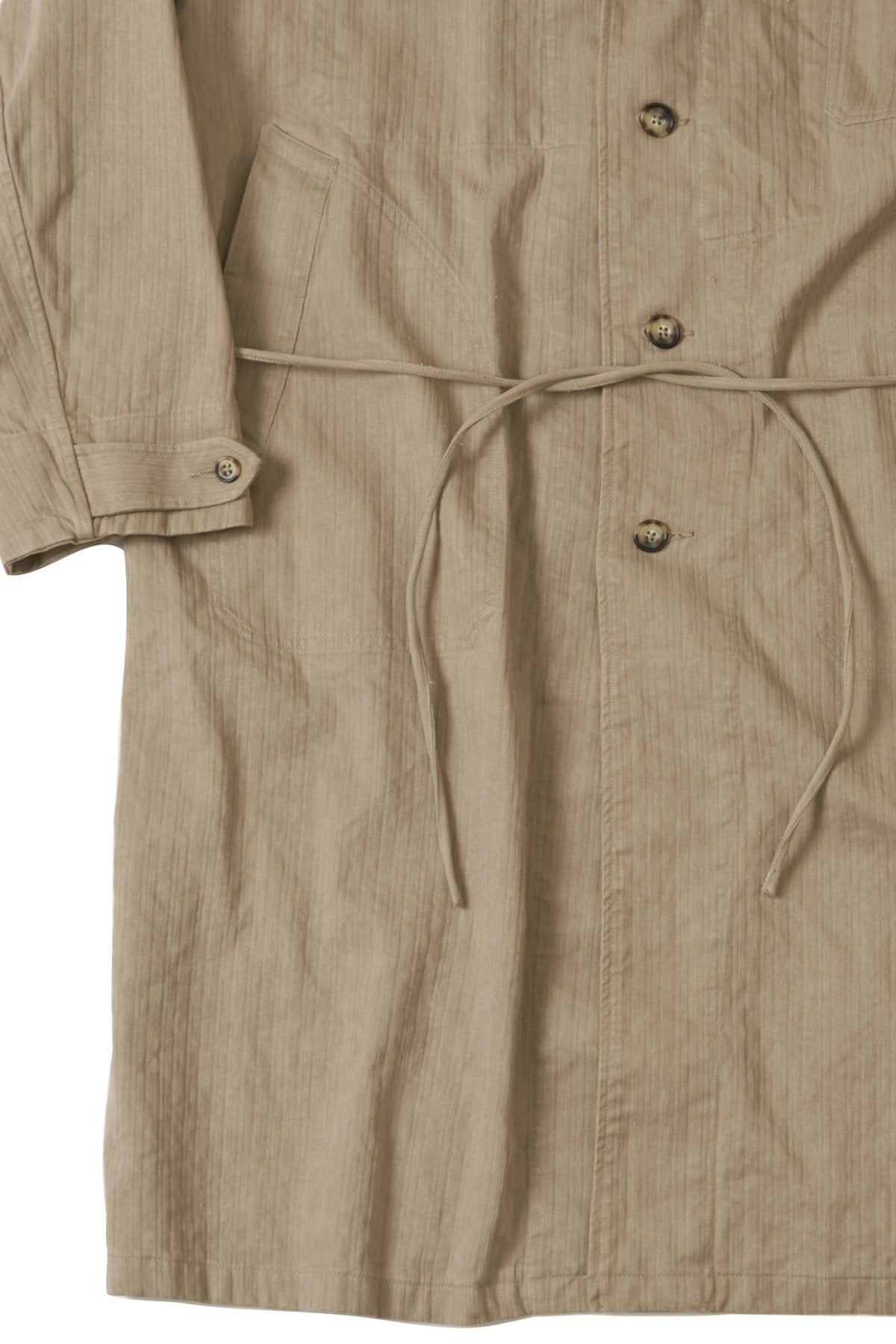 OLD JOE & CO. ROPED WAIST ATELIER COAT - 231OJ-JK10