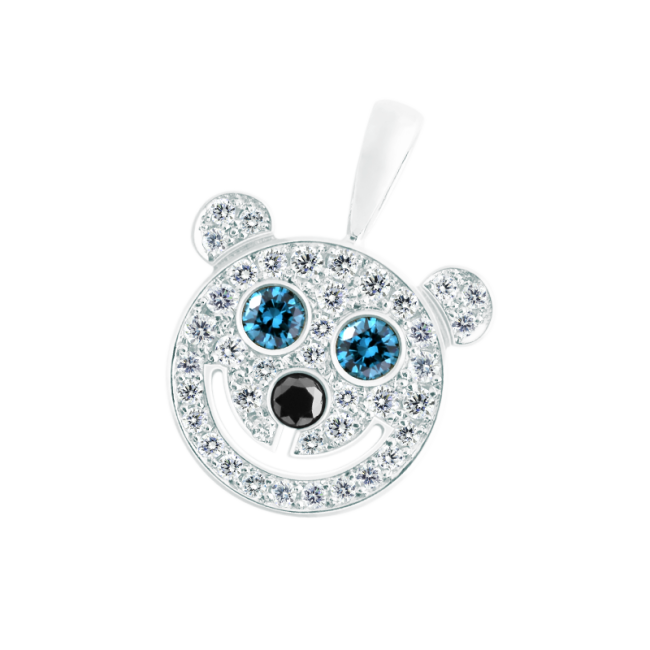 EYEFUNNY Smile Bear S Blue-diamond eyes