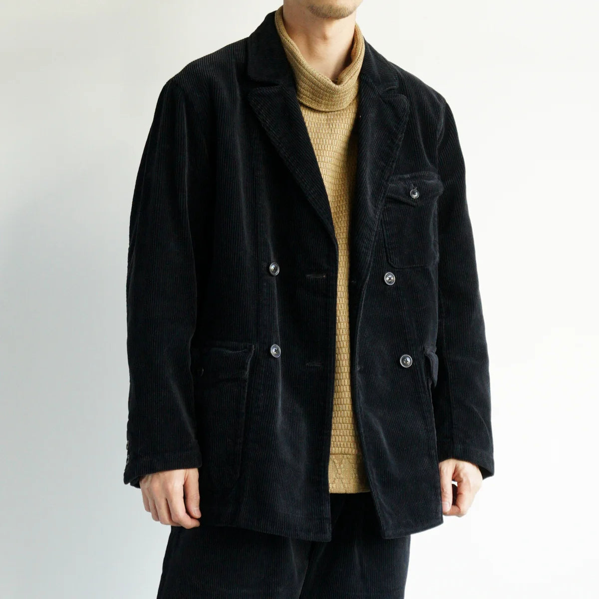 Porter Classic CORDUROY DOUBLE TAILORED JACKET