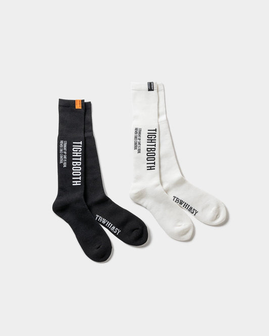 TIGHTBOOTH LABEL LOGO HIGH SOCKS
