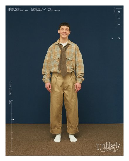 Unlikely Elbow Patch Flannel Work Shirts