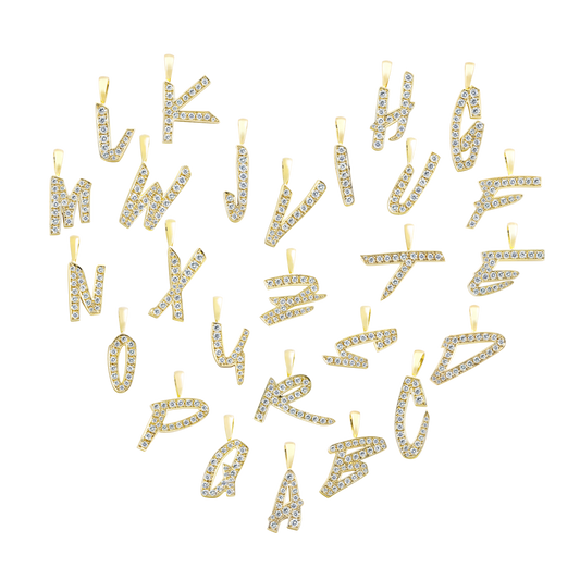 EYEFUNNY Futura alphabet /18KYG Pendant