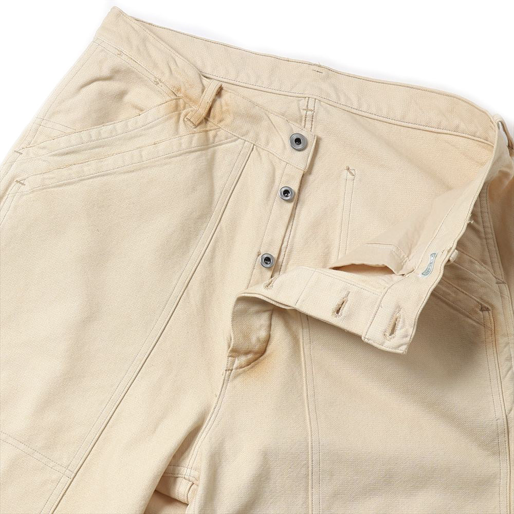 A.PRESSE Vintage Silk Hemp Double Knee Pants