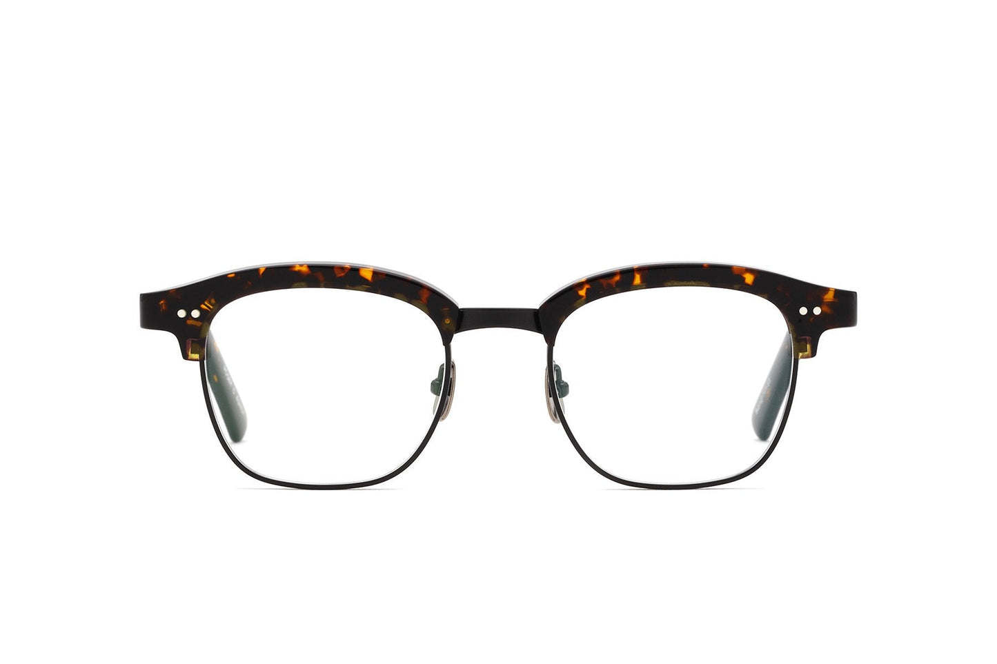 YELLOWS PLUS ROGER EYEGLASS FRAME Fine Turtle Black