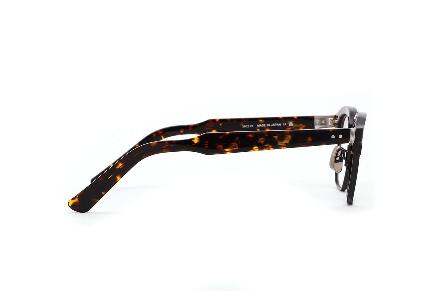 YELLOWS PLUS ROGER EYEGLASS FRAME Fine Turtle Black