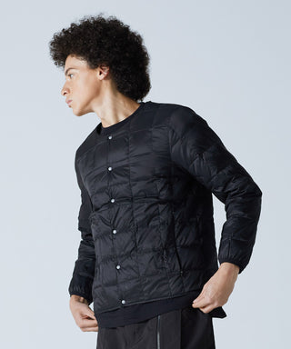 TAION Crew Neck Button Down Jacket