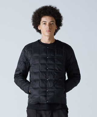 TAION Crew Neck Button Down Jacket