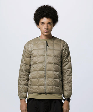 TAION CREW NECK W-ZIP DOWN JKT