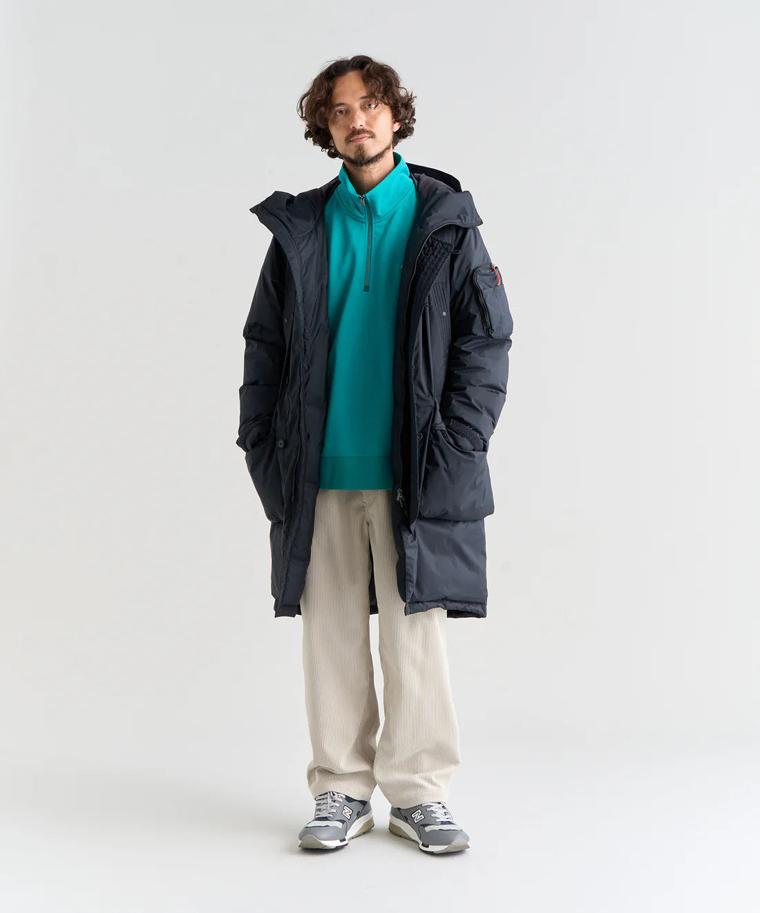 NANGA AURORA TEX DOWN FIELD HALF COAT