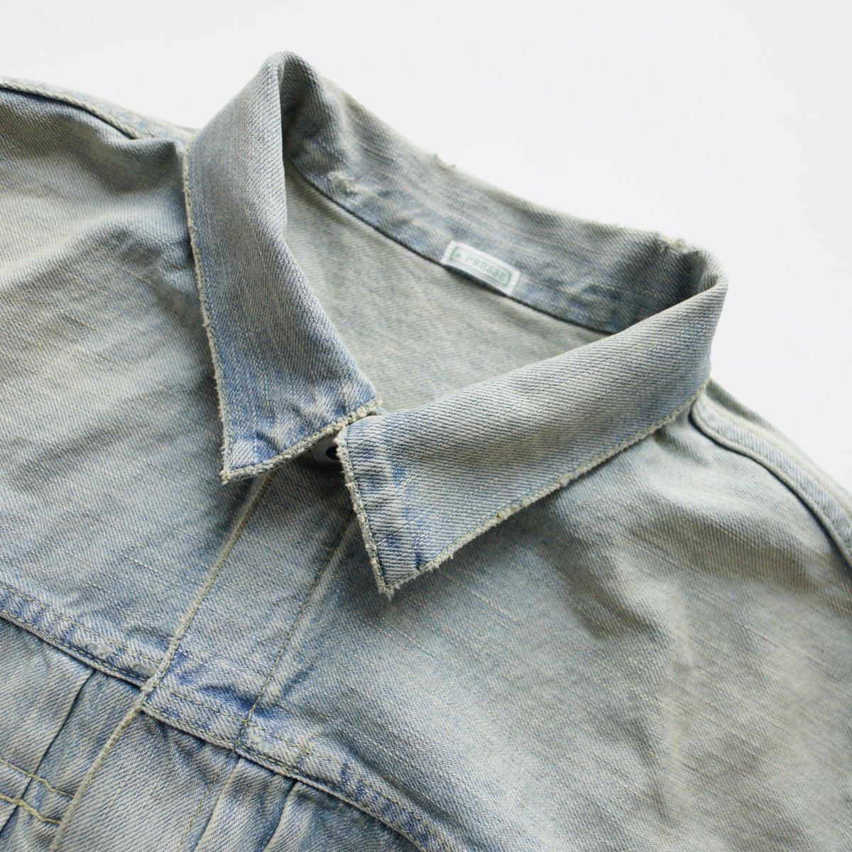 A.PRESSE 1st Type Denim Jacket (BLEACH)