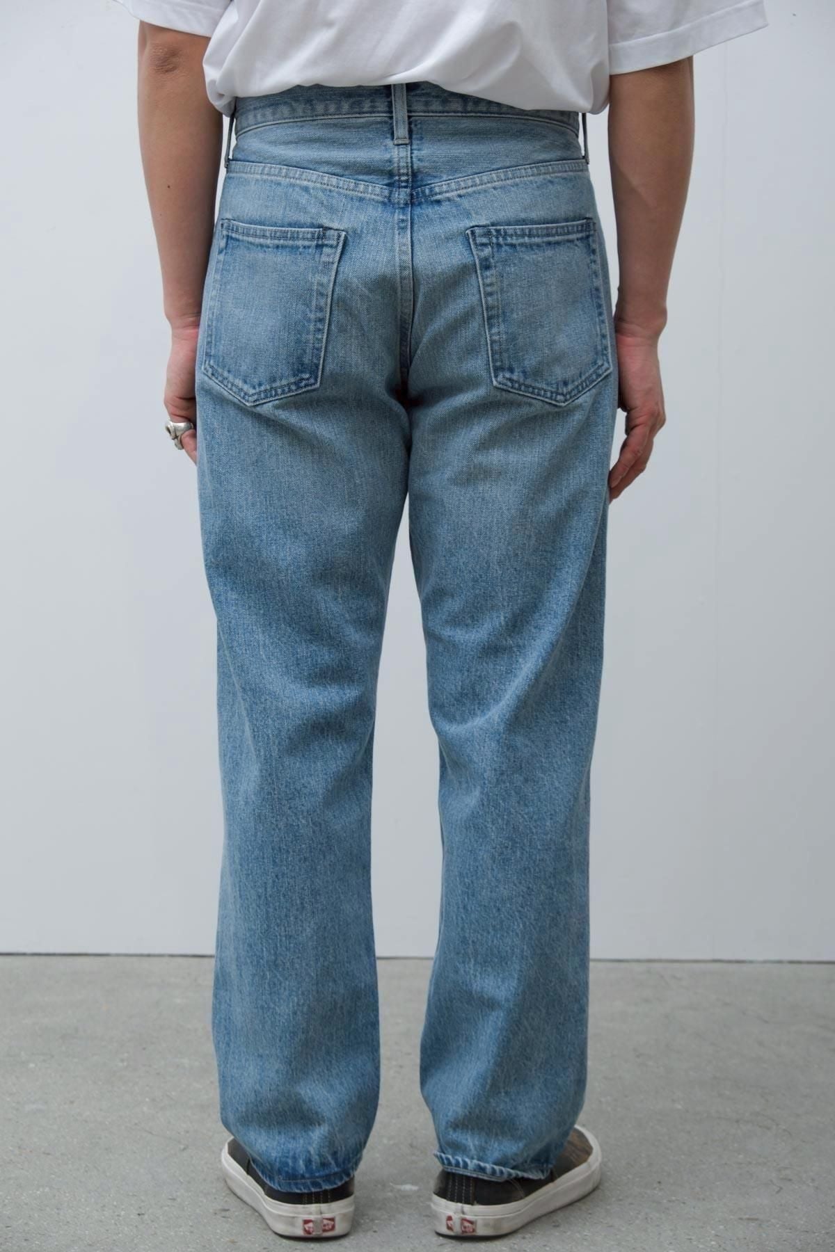 A.PRESSE Washed Denim Pants