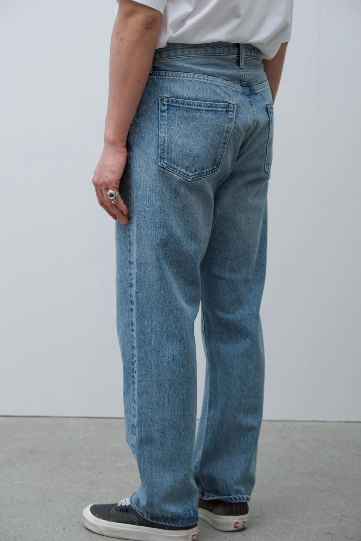 A.PRESSE Washed Denim Pants