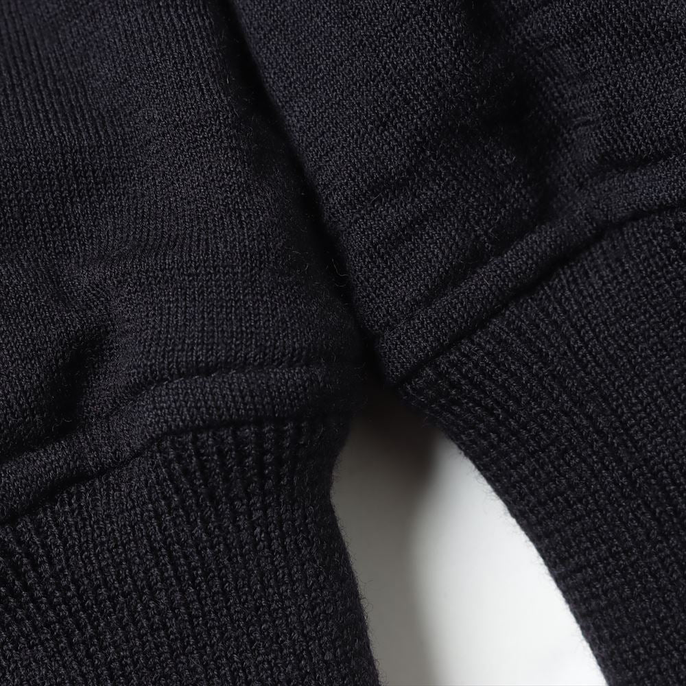 COMOLI Wool Knit Zip Blouson