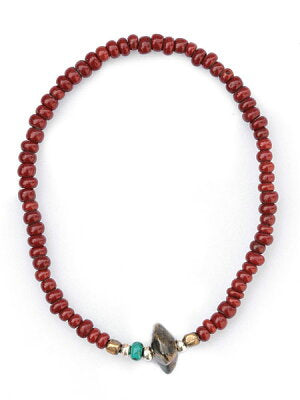 SunKu 39 Antique Beads Bracelet Brown LTD-019