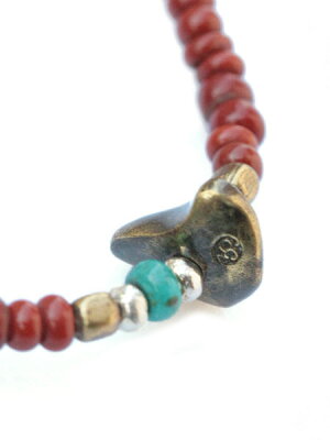 SunKu 39 Antique Beads Bracelet Brown LTD-019