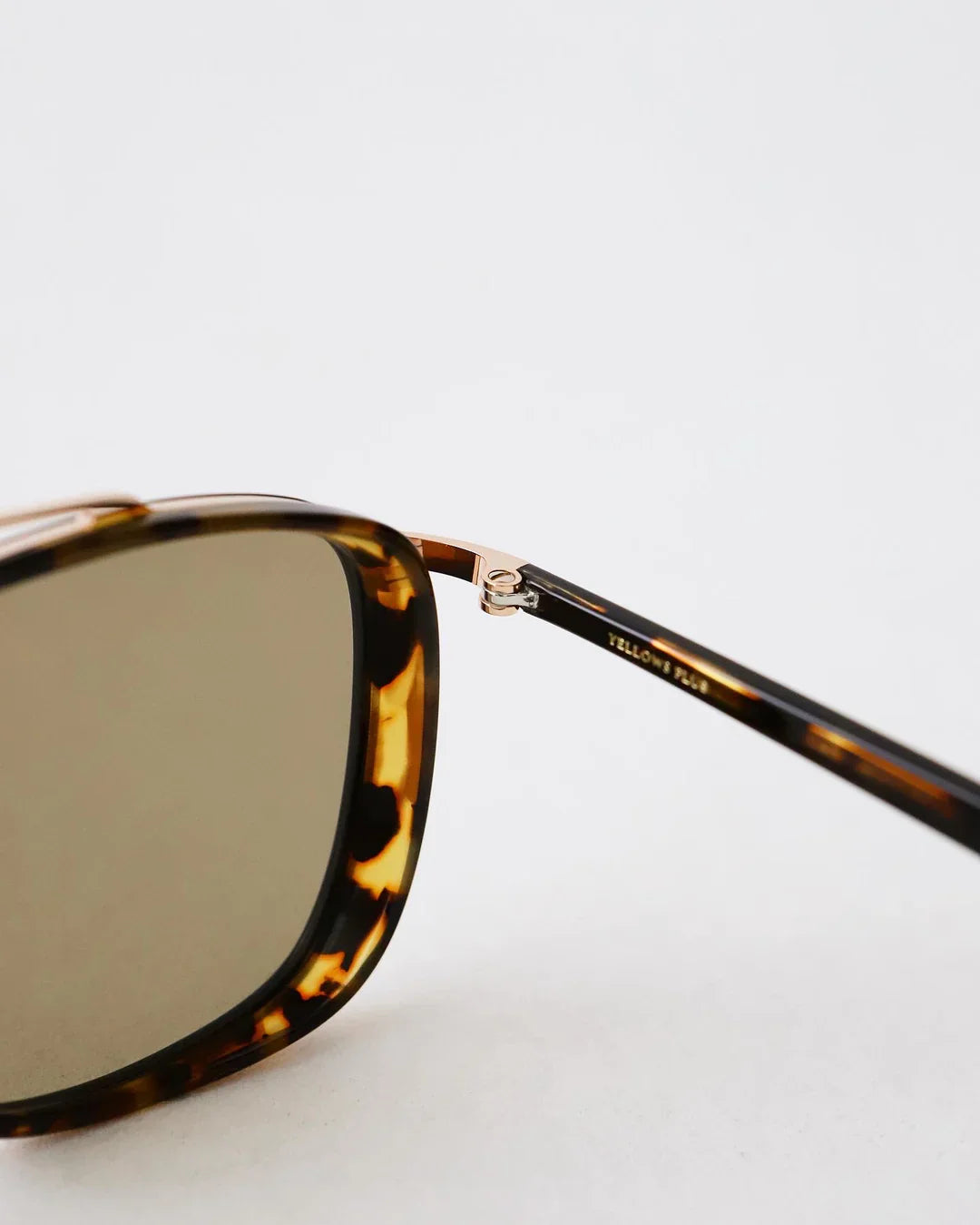 YELLOWS PLUS PETE SUNGLASS Black Havana/Deep Gold