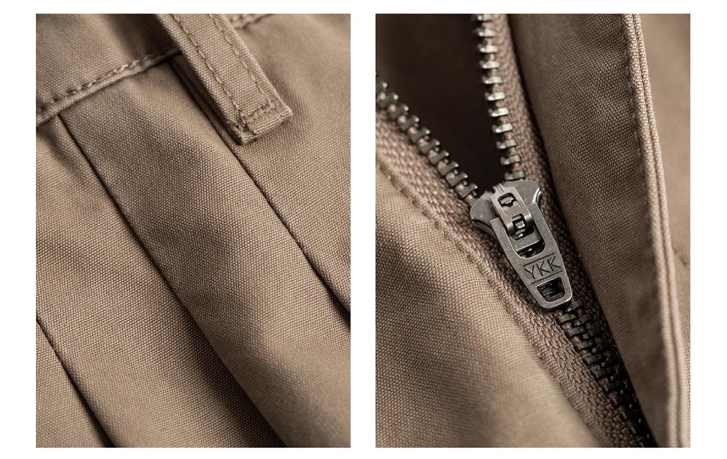 Burcs Three Ply Wide Tuck Chino Pants