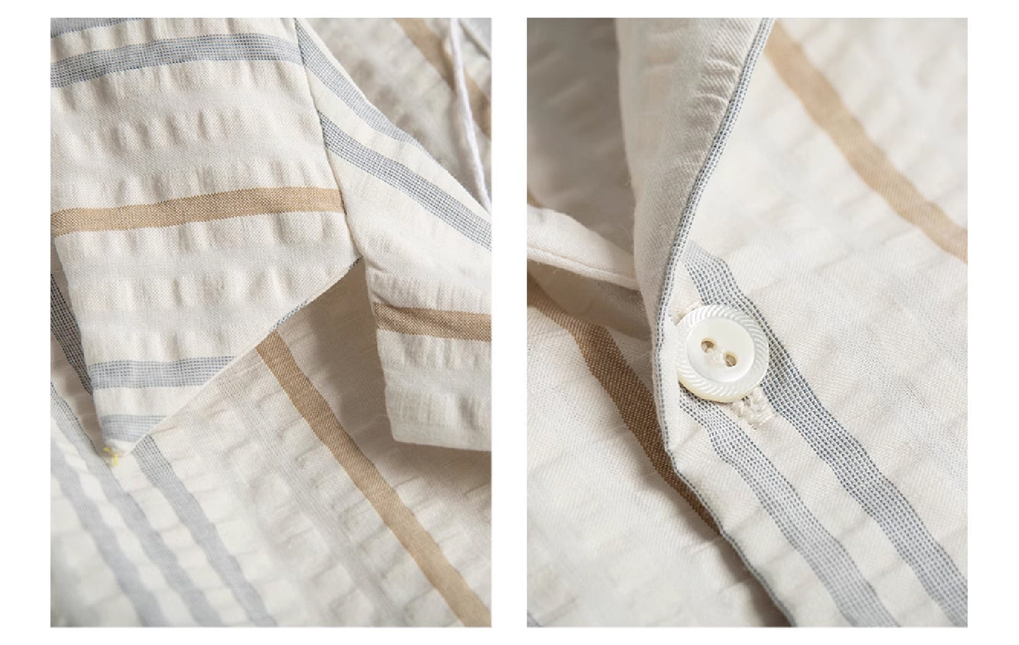 Burcs Seersucker Loose Shirt