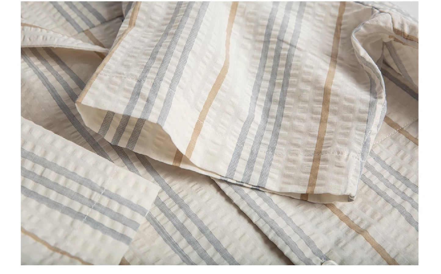 Burcs Seersucker Loose Shirt