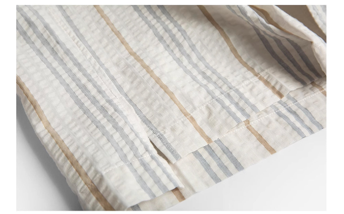 Burcs Seersucker Loose Shirt