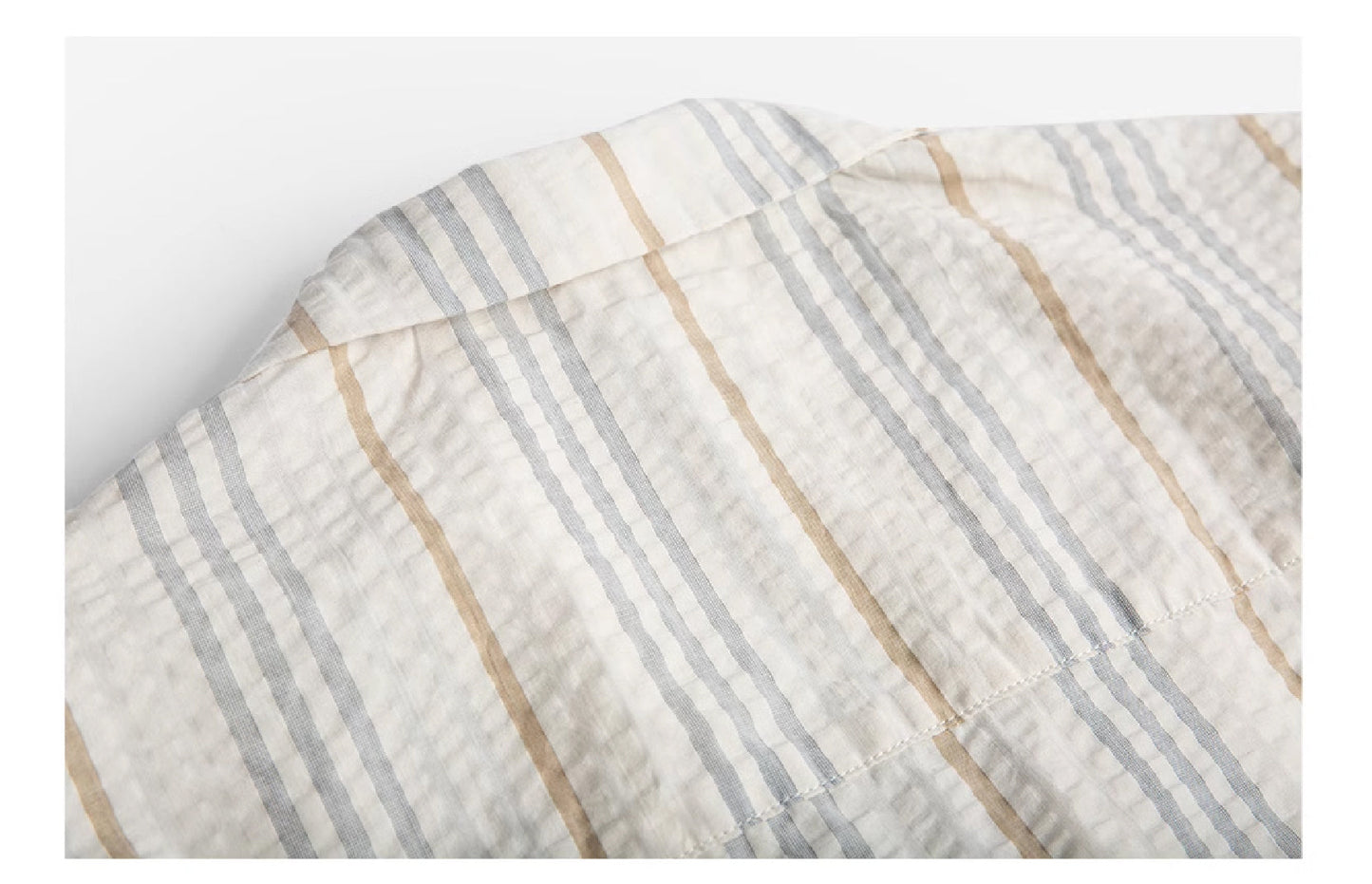 Burcs Seersucker Loose Shirt