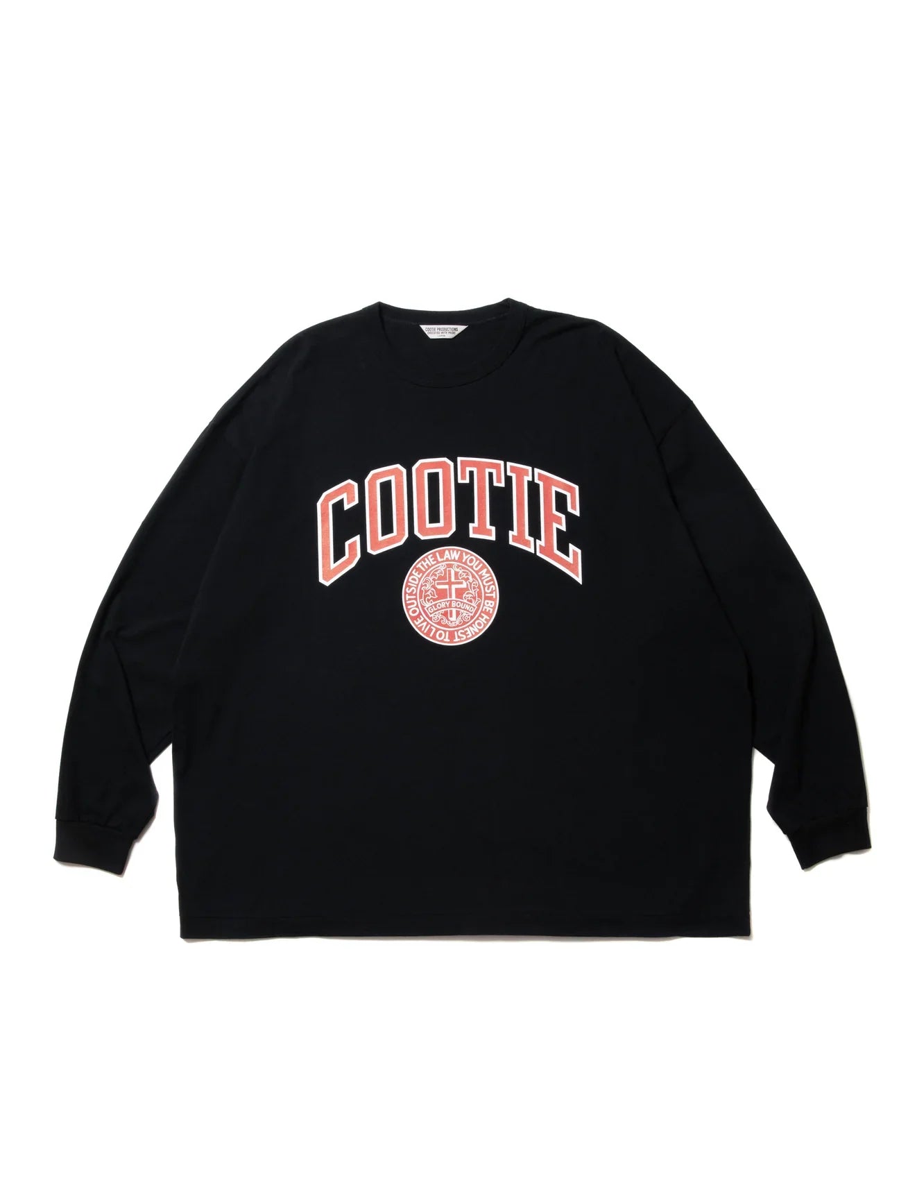 COOTIE PRODUCTIONS PRINT OVERSIZED L/S TEE (COLLEGE)