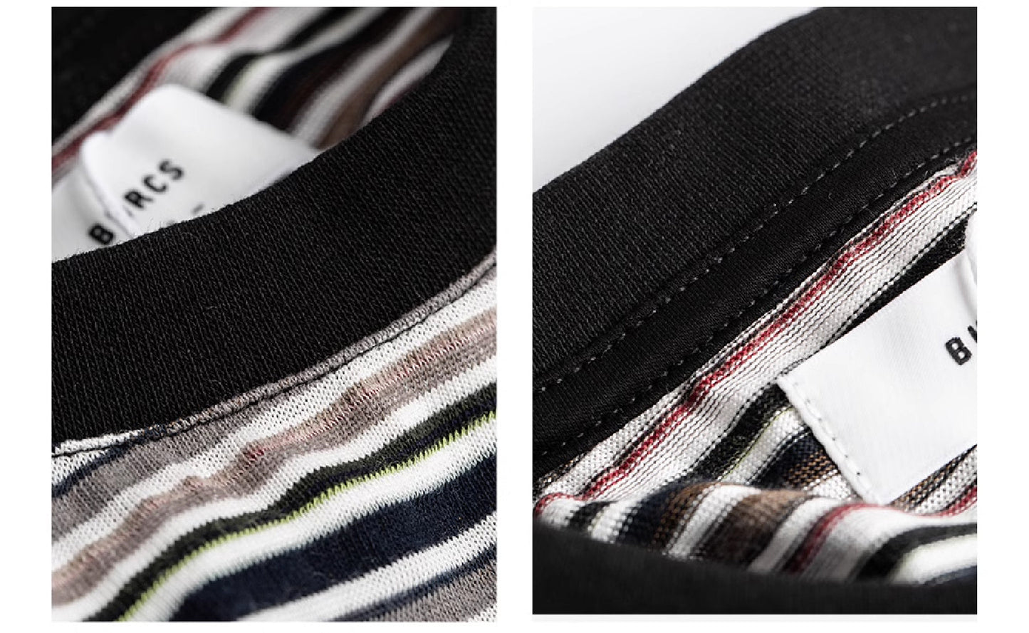 Burcs Tencel Stripe Crewneck Tee