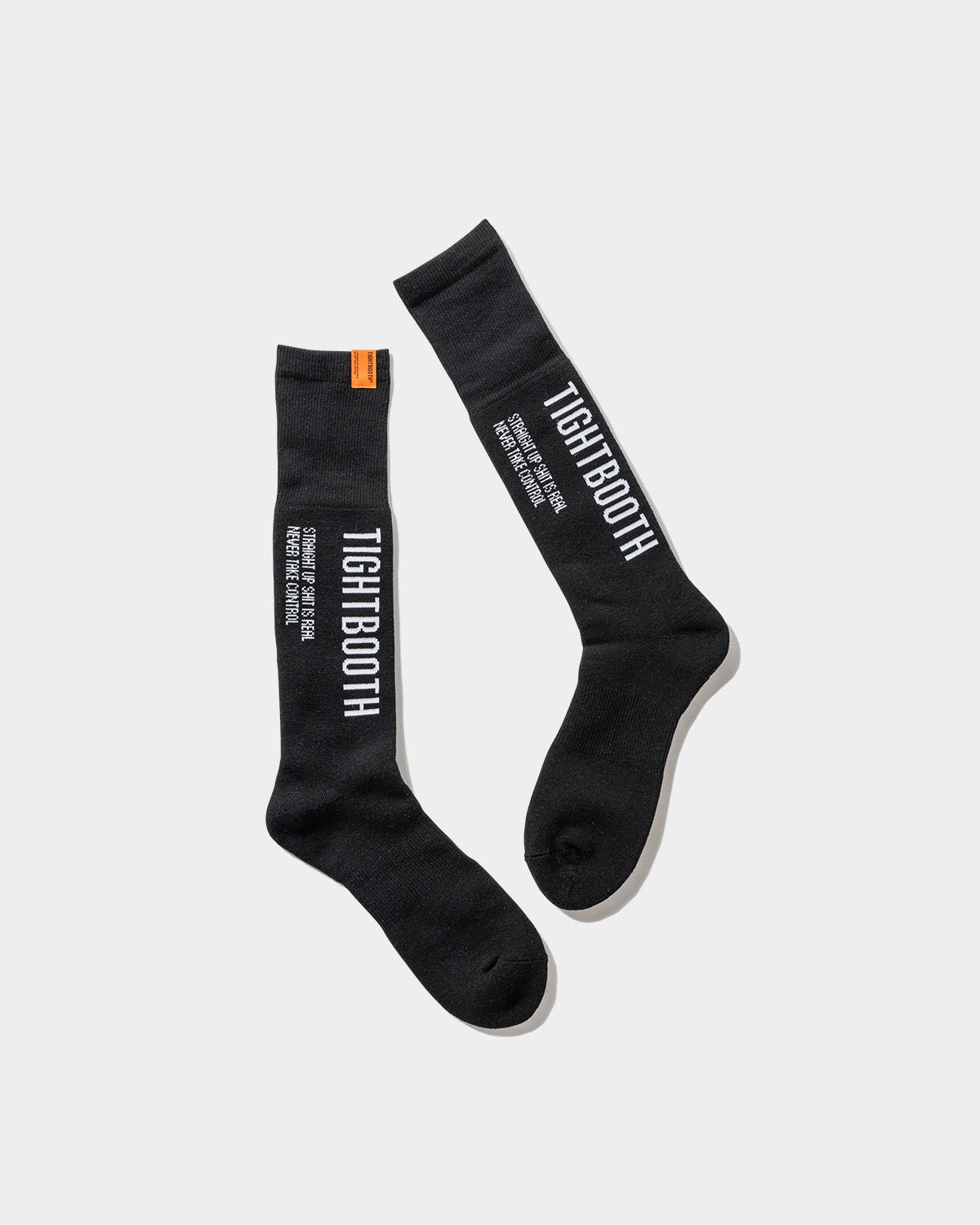 TIGHTBOOTH LABEL LOGO HIGH SOCKS
