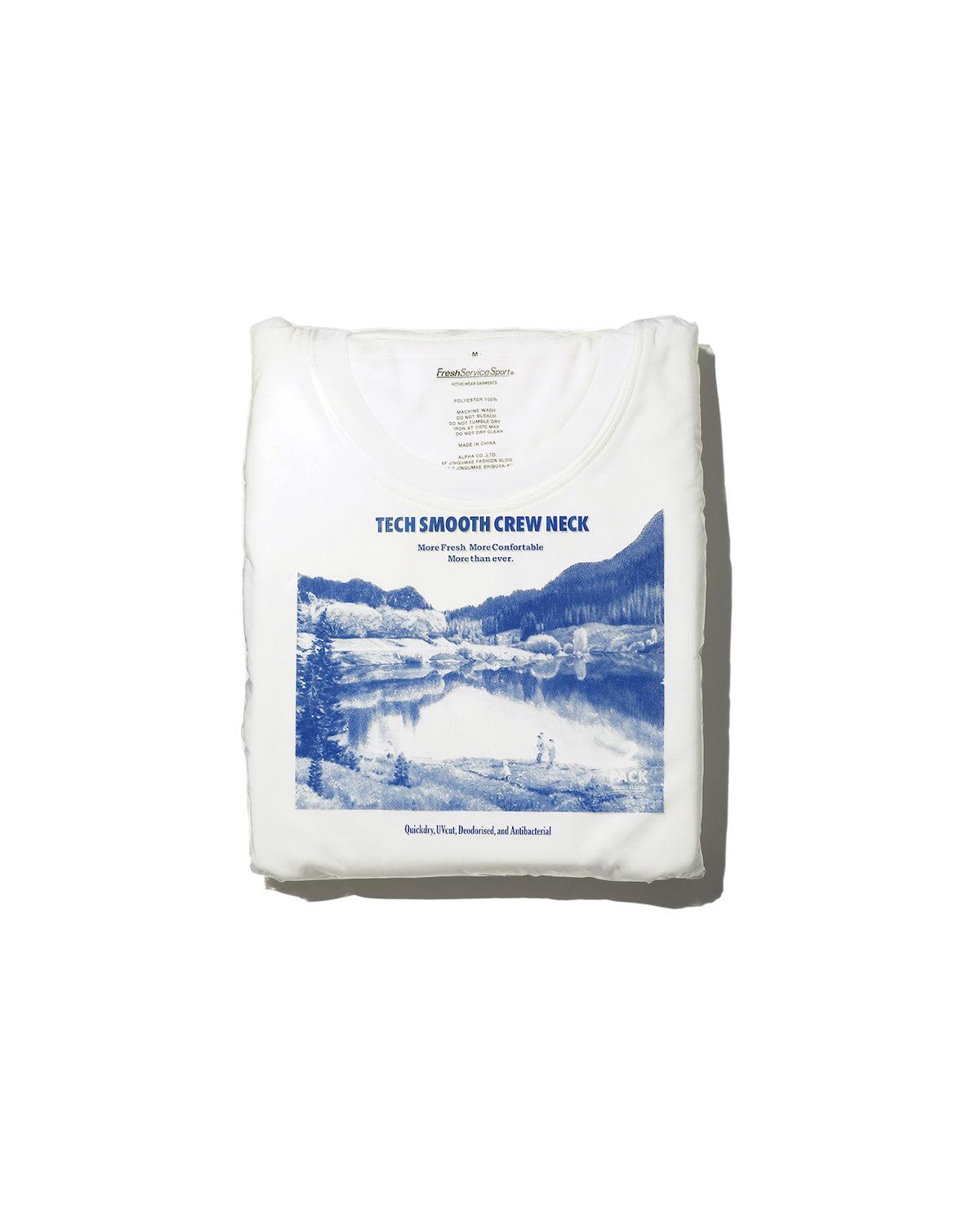 FreshService 2-PACK TECH SMOOTH S/S CREW NECK