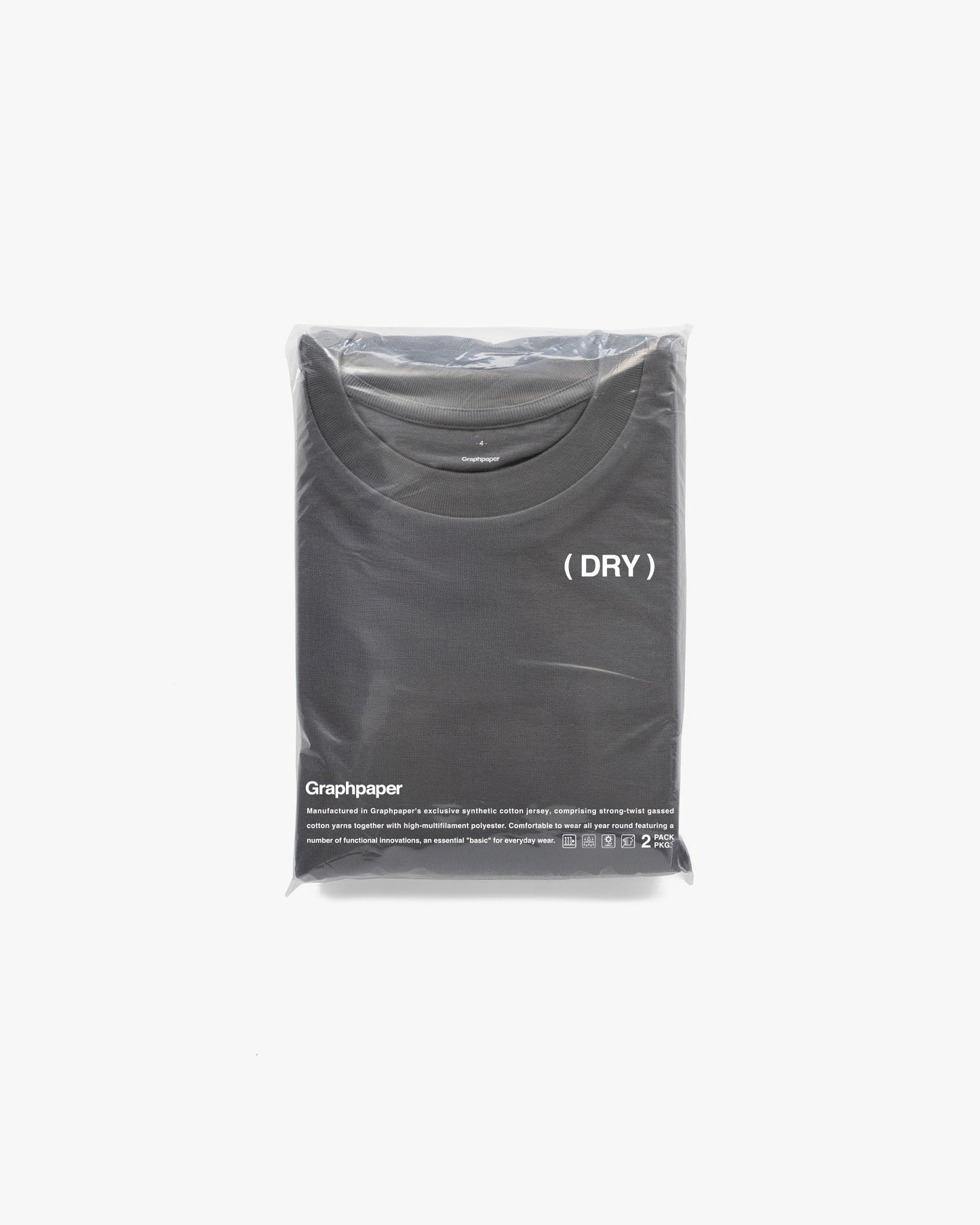 Graphpaper DRY 2-Pack Crew Neck Tee
