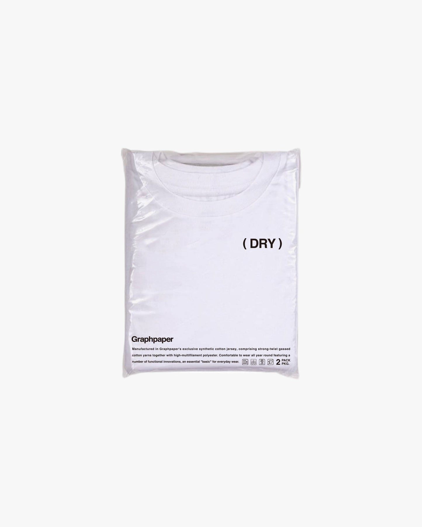 Graphpaper DRY 2-Pack Crew Neck Tee