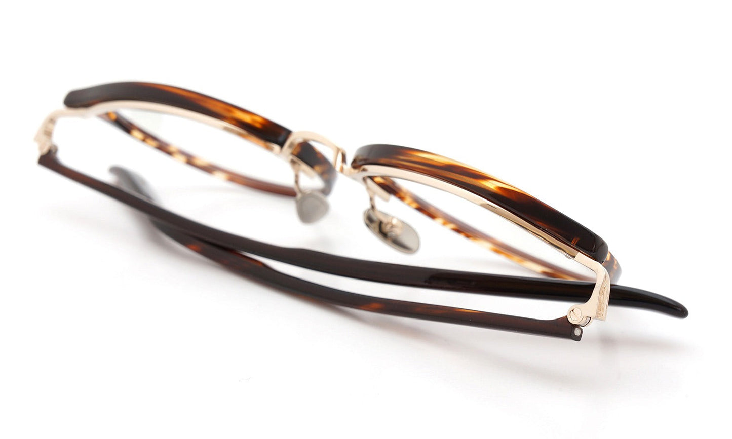 YELLOWS PLUS NICKY EYEGLASS FRAME Demi Brown / Gold