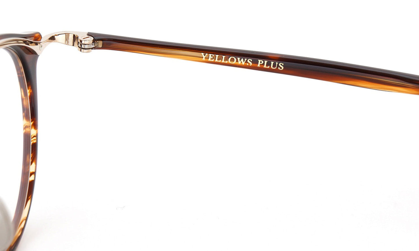 YELLOWS PLUS NICKY EYEGLASS FRAME Demi Brown / Gold