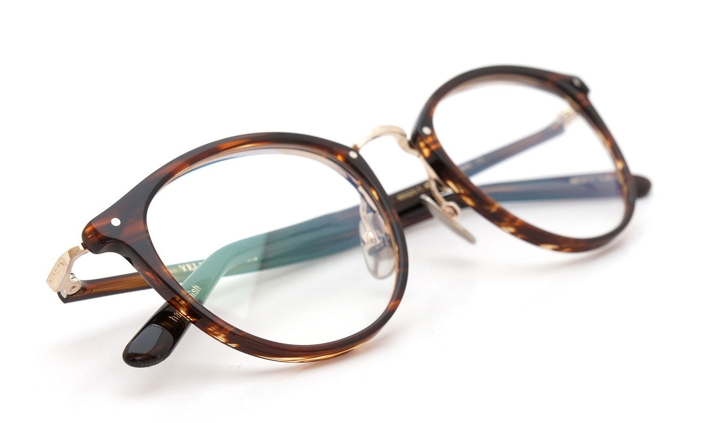 YELLOWS PLUS NICKY EYEGLASS FRAME Demi Brown / Gold