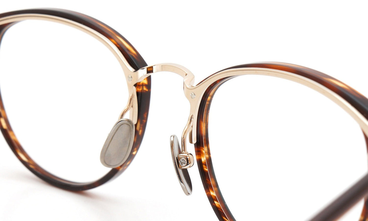 YELLOWS PLUS NICKY EYEGLASS FRAME Demi Brown / Gold