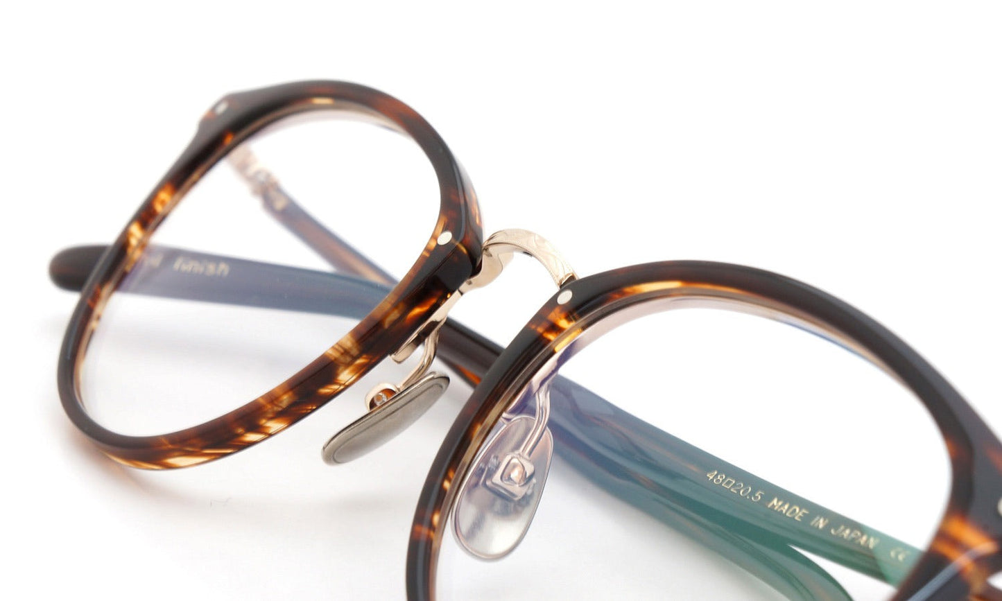 YELLOWS PLUS NICKY EYEGLASS FRAME Demi Brown / Gold