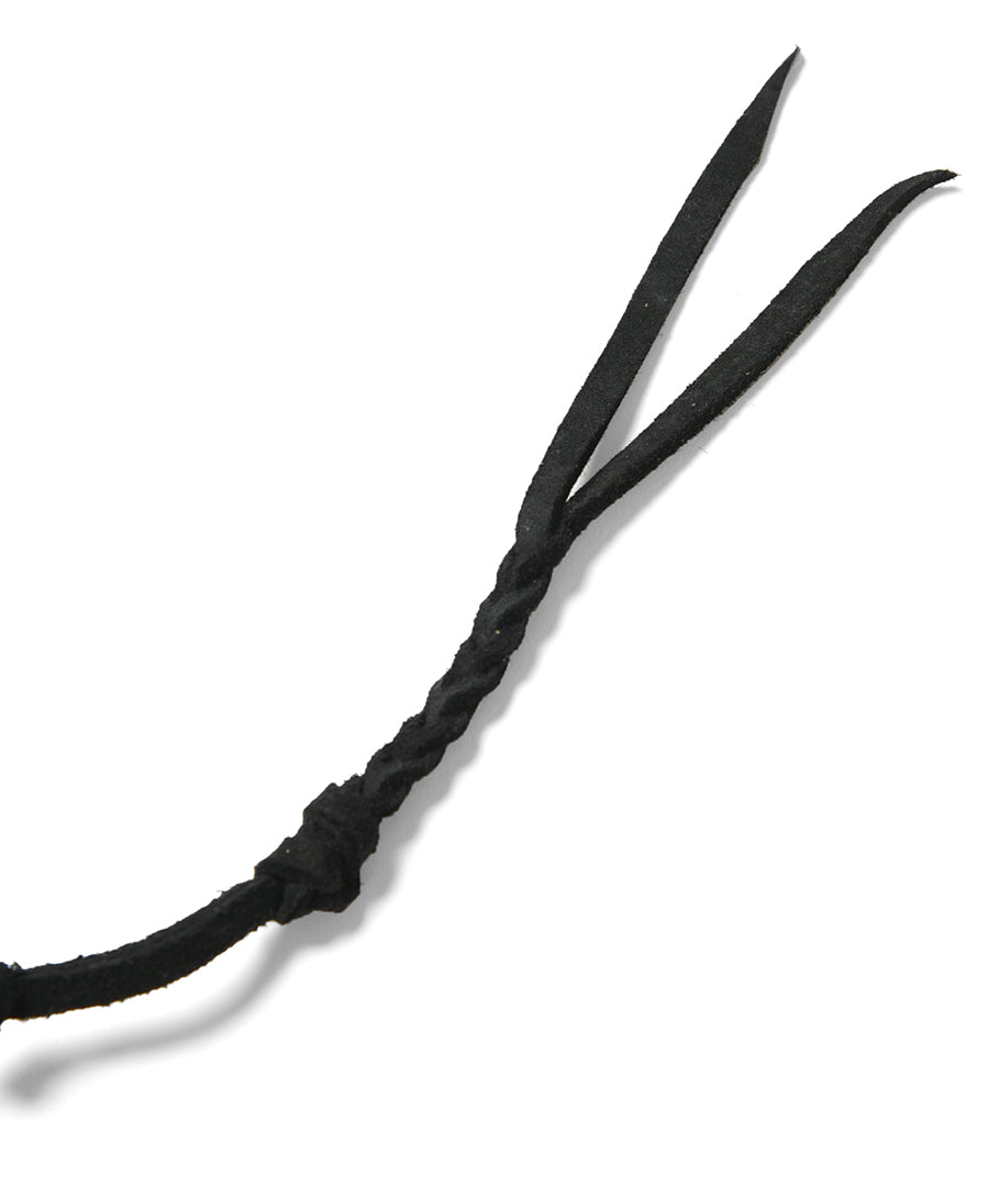 LARRY SMITH EMBOSSED L ZIPPER SHORT WALLET