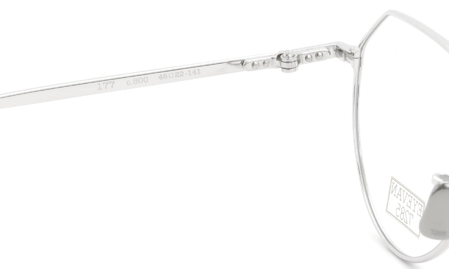EYEVAN7285 EYEGLASS FRAME 177 C.800 Silver