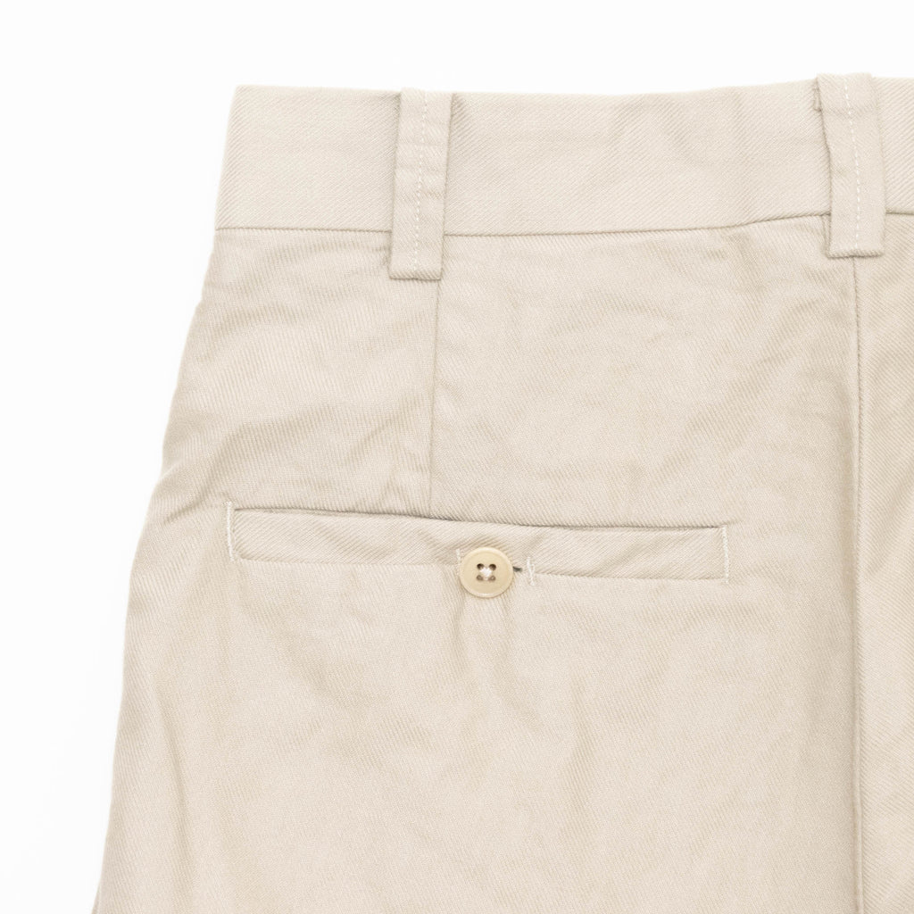 YAECA TWO TUCK TROUSERS