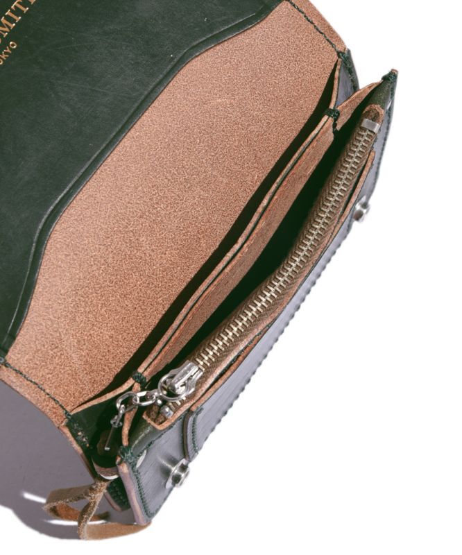 LARRY SMITH U.K SADDLE LEATHER TRUCKERS WALLET