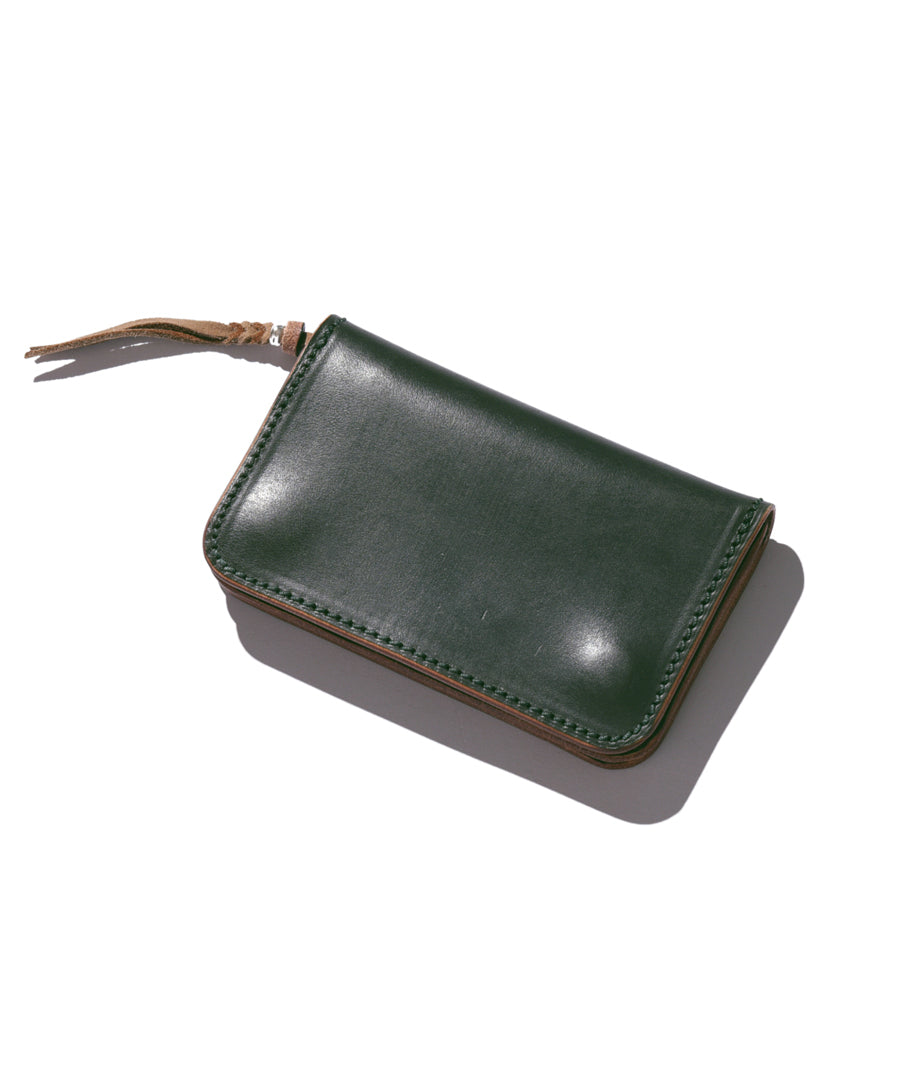 LARRY SMITH U.K SADDLE LEATHER TRUCKERS WALLET