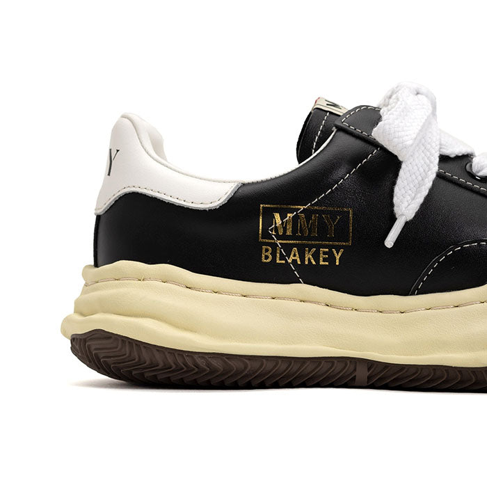 Maison MIHARA YASUHIRO BLAKEY Low Vintage Original Sole Leather Lowtop Sneaker Black