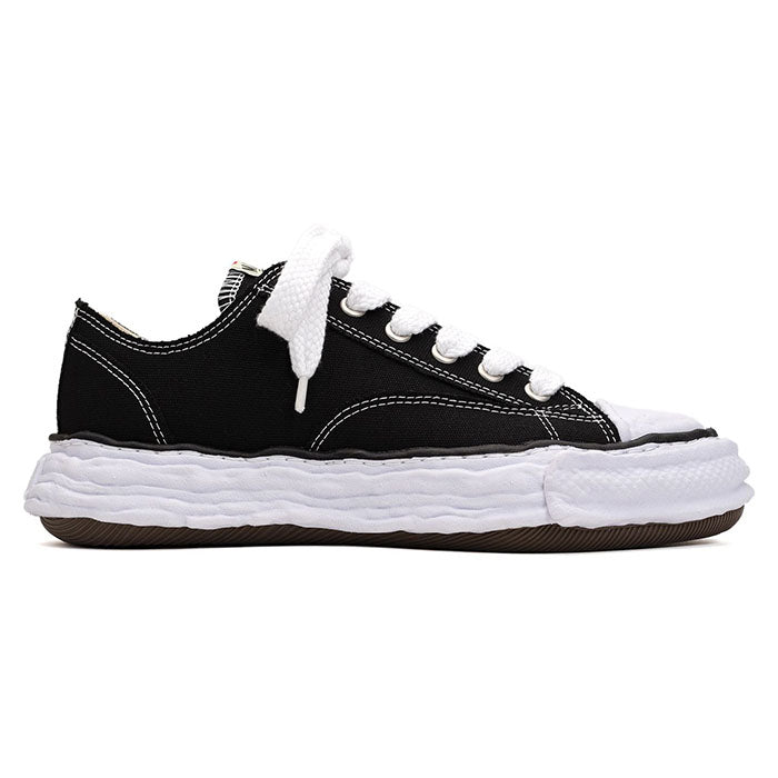 Maison MIHARA YASUHIRO PETERSON23 Original Sole Canvas Lowtop Sneaker Black