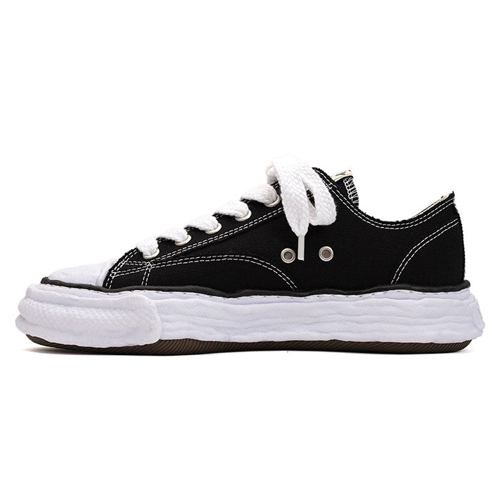 Maison MIHARA YASUHIRO PETERSON23 Original Sole Canvas Lowtop Sneaker Black