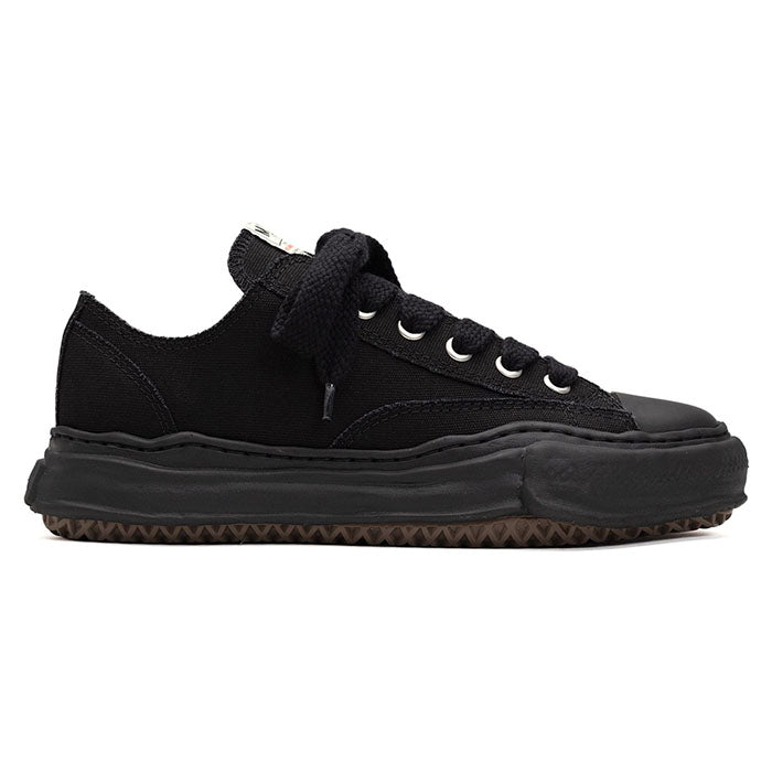 Maison MIHARA YASUHIRO PETERSON Original Sole Canvas Lowcut Sneaker Black x Black