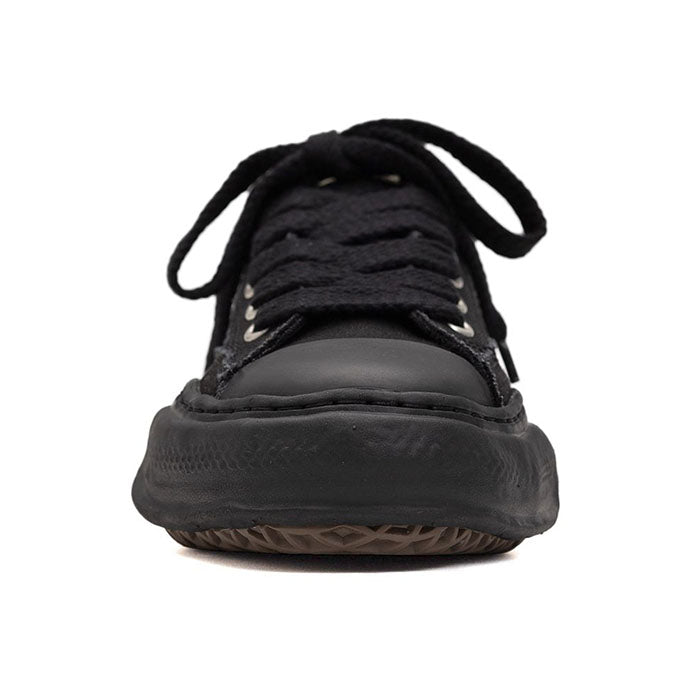 Maison MIHARA YASUHIRO PETERSON Original Sole Canvas Lowcut Sneaker Black x Black